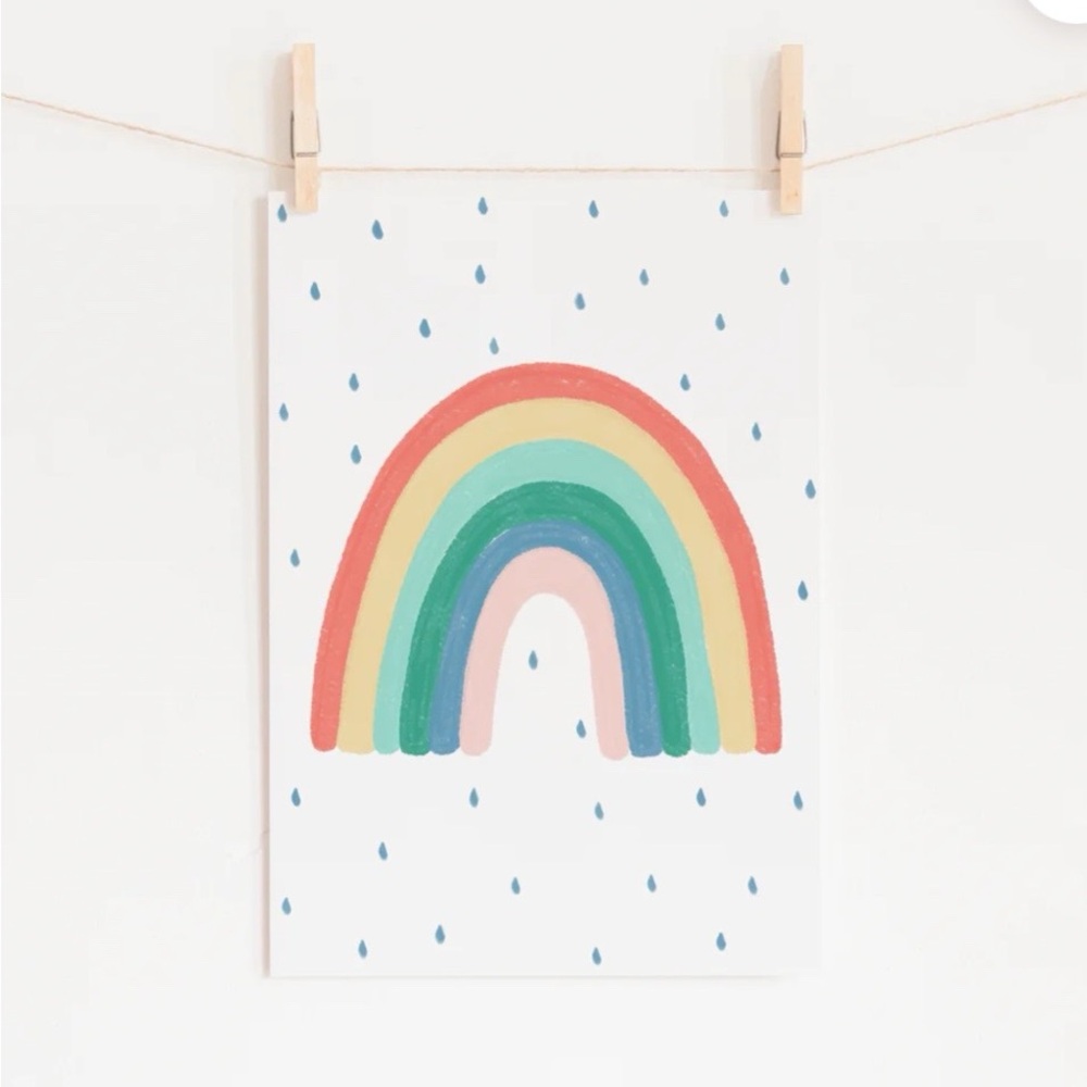 Pretty in Print Rainbow Wall Art